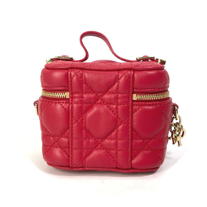 Christian Dior Red Leather Handbag