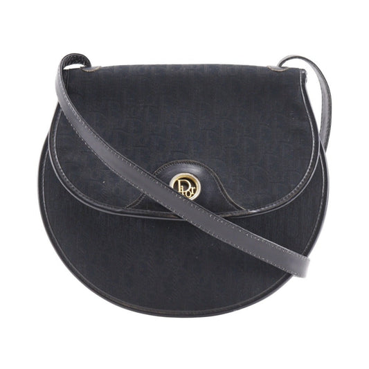 Christian Dior Black Canvas Shoulder Bag Style 5