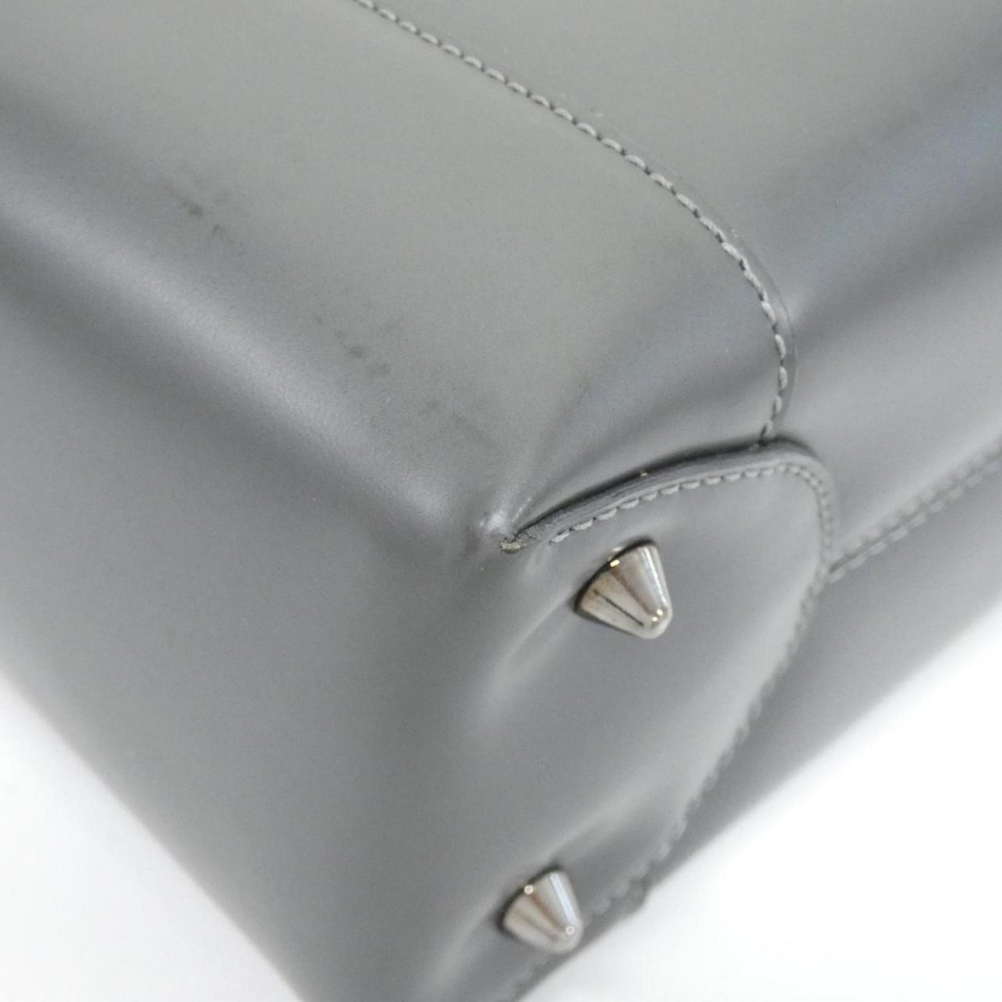 Christian Dior Gray Leather Handbag Style 2