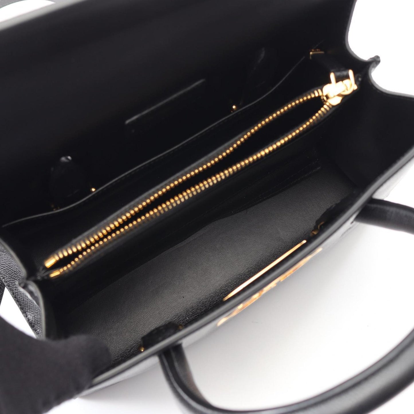 Christian Dior Black Leather Handbag Style 6