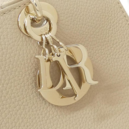 Christian Dior Beige Leather Handbag Style 3