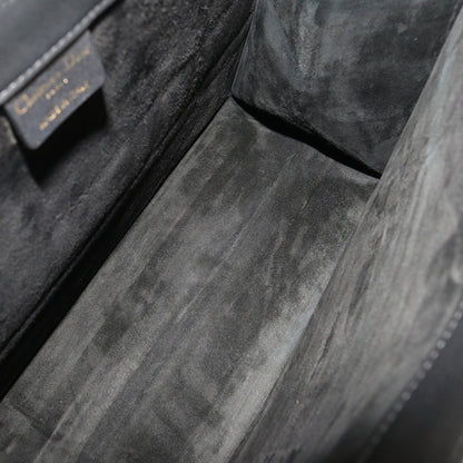 Christian Dior Black Leather Tote Bag Leather