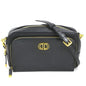 Christian Dior Black Leather Shoulder Bag Style 26
