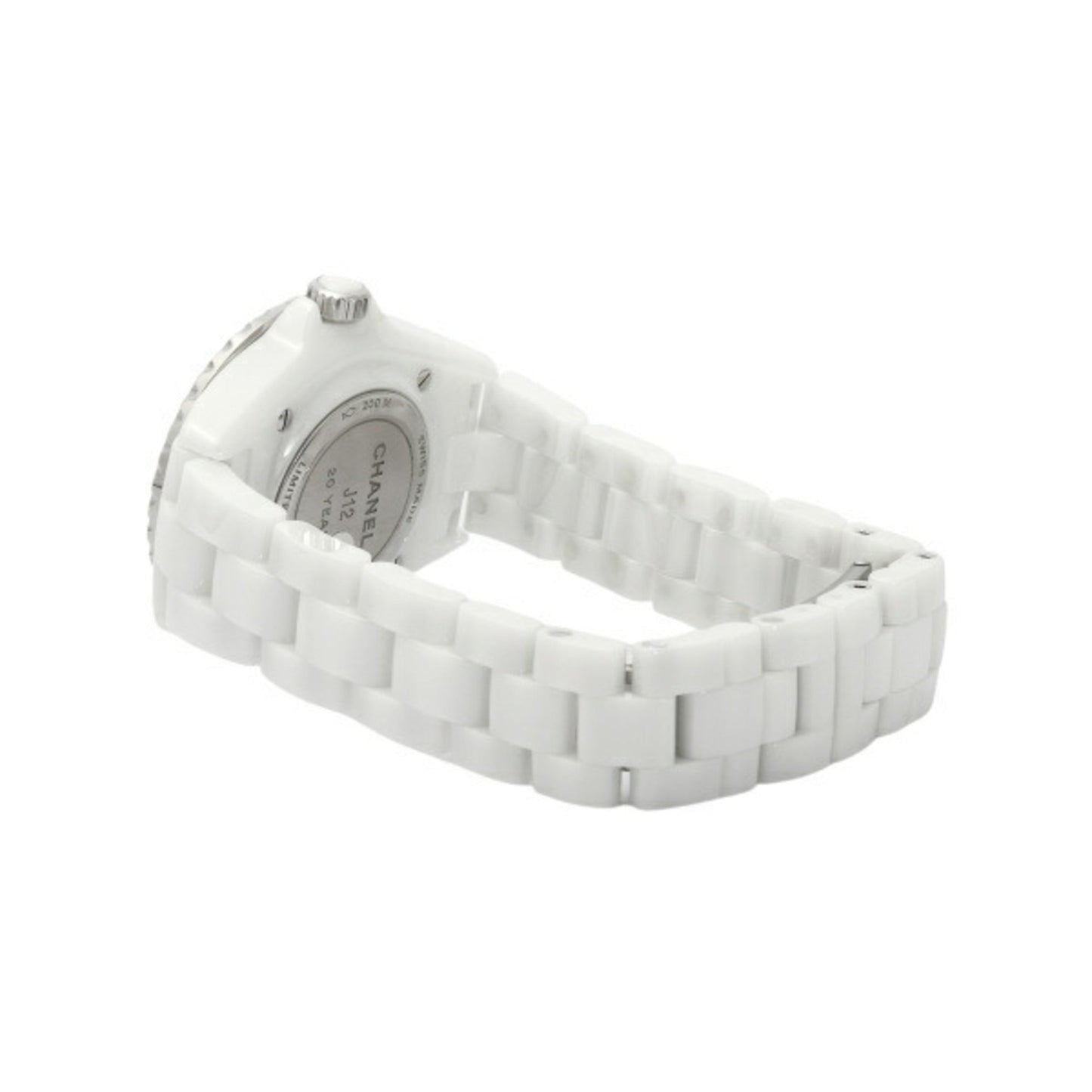 Chanel J12 20 Limited to 2020 pieces worldwide 20th anniversary model H6477 White dial wristwatch ladies