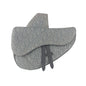 Christian Dior Gray Canvas Saddle Bag Shoulder Bag