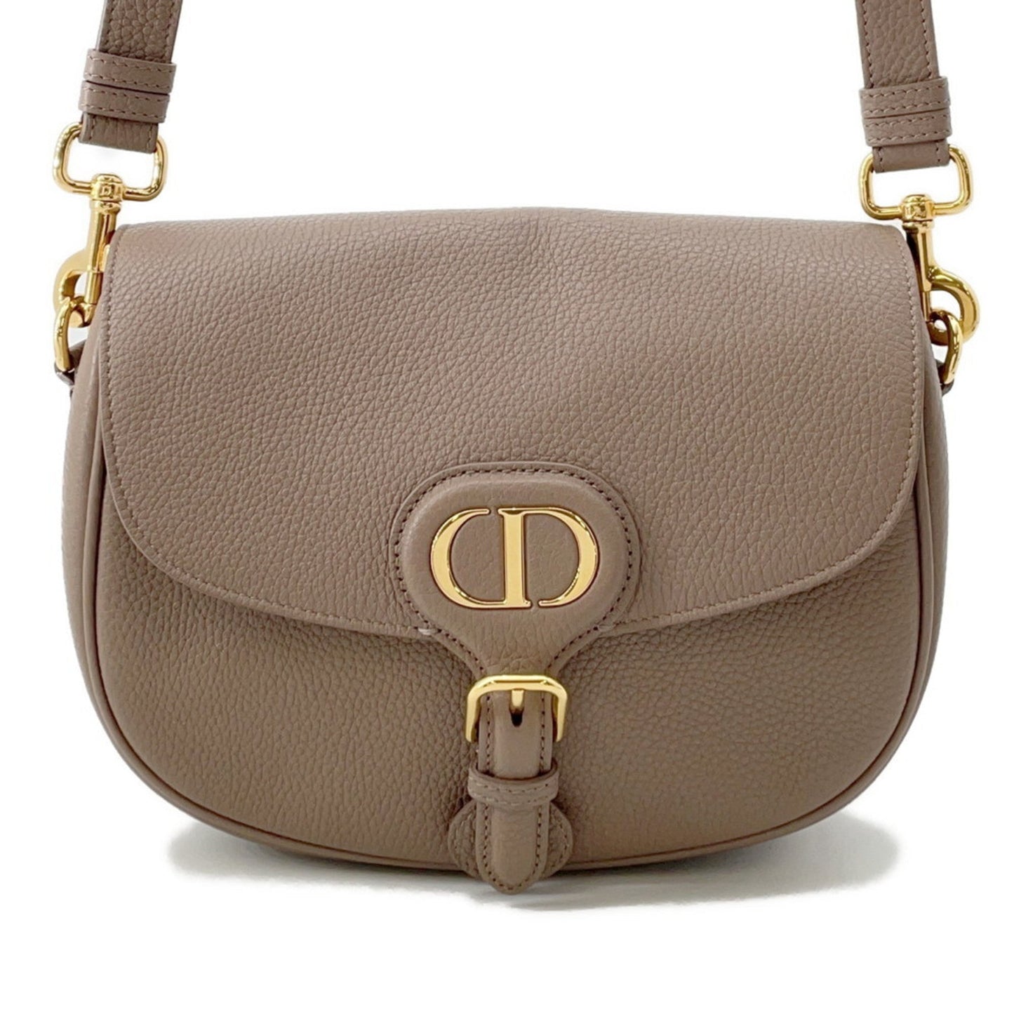 Christian Dior Grayish Leather Shoulder Bag