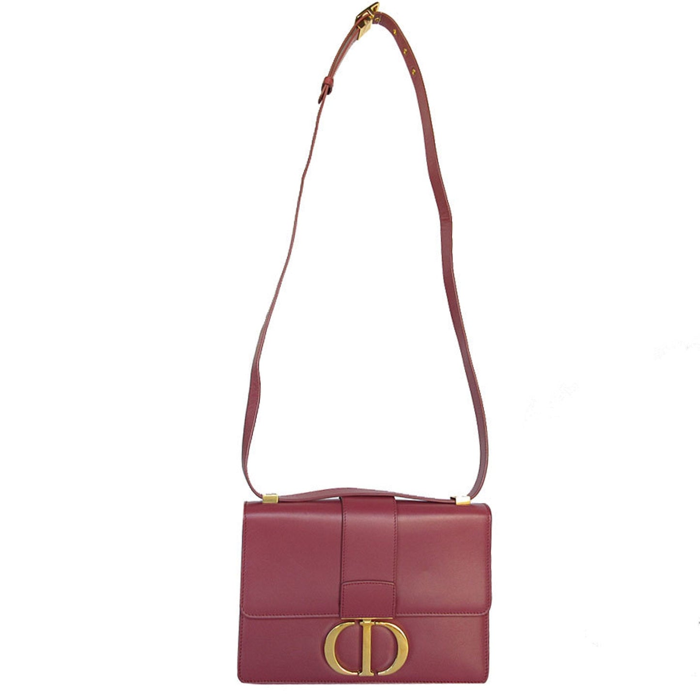 Christian Dior Pink Leather Shoulder Bag Style 6