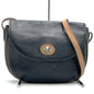Christian Dior Black Leather Shoulder Bag Style 32