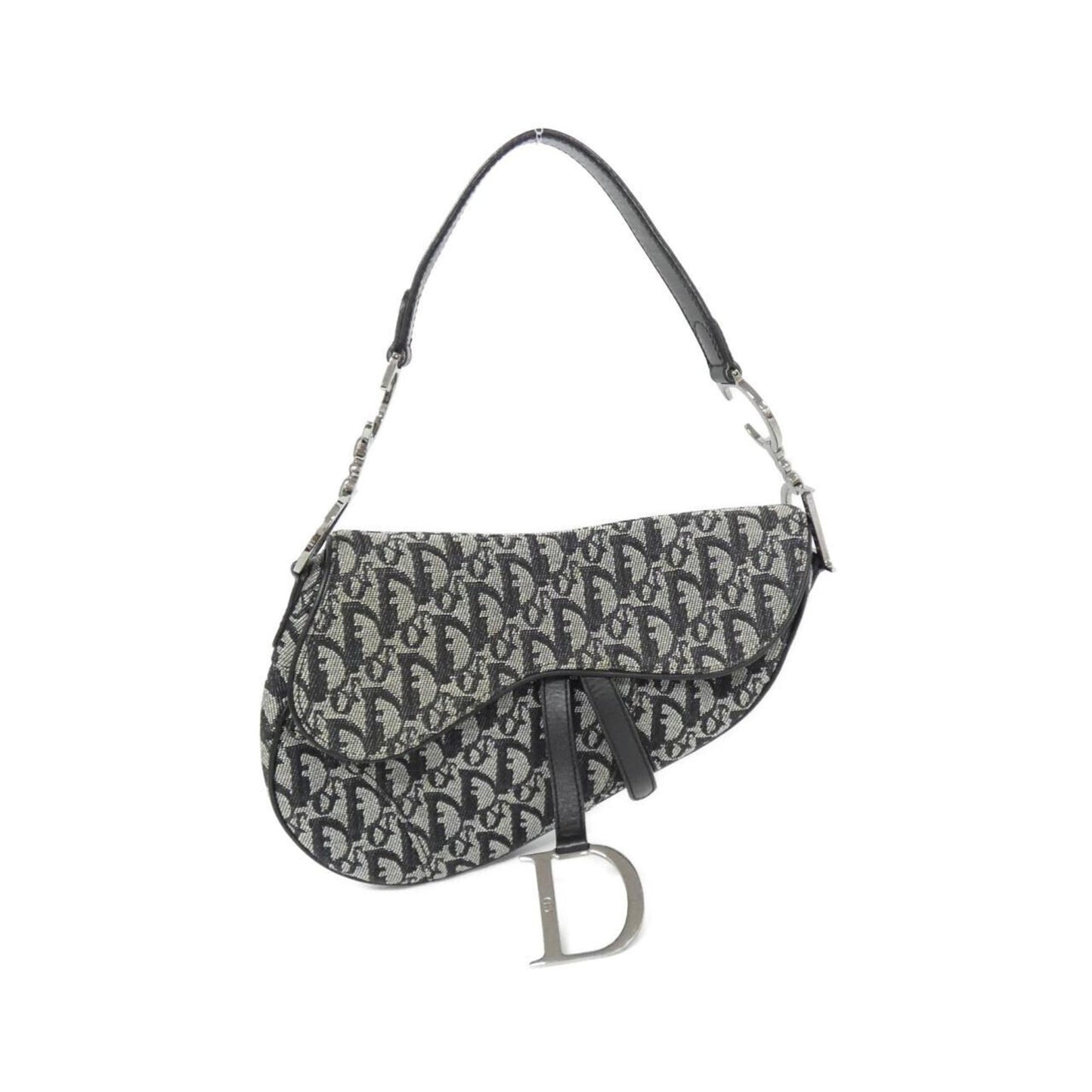 Christian Dior Black Canvas Shoulder Bag Style 4