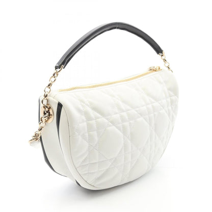 Christian Dior Black White Leather Handbag Style 2