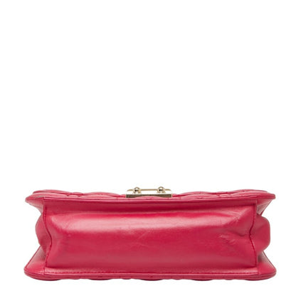 Christian Dior Pink Leather Shoulder Bag Style 3