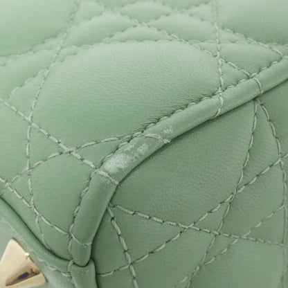 Christian Dior Gold Leather Handbag Leather