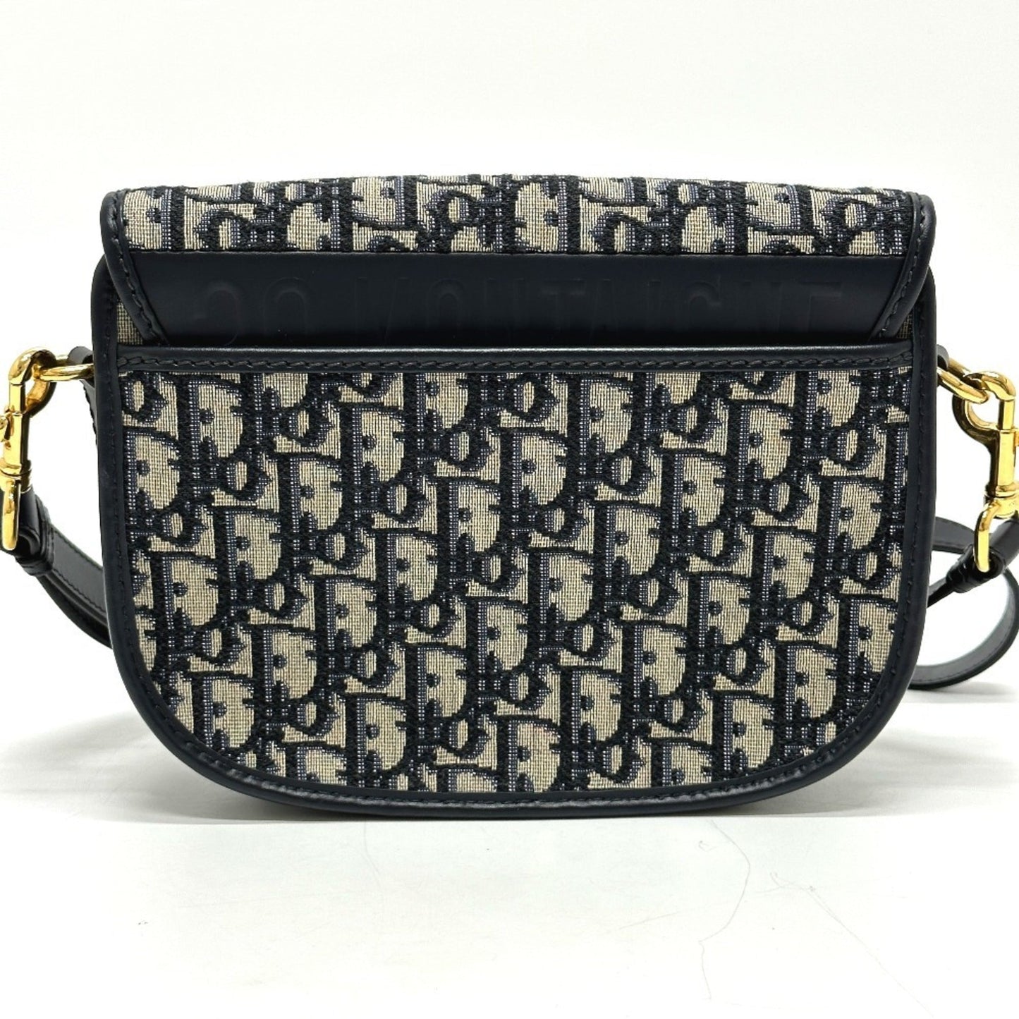 Christian Dior Gray Leather Shoulder Bag Style 4