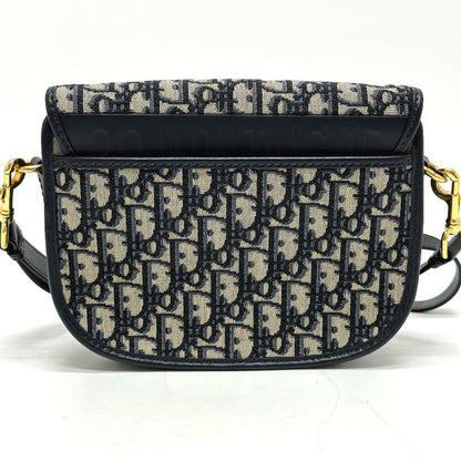 Christian Dior Gray Leather Shoulder Bag Style 4