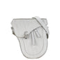 Christian Dior White Leather Saddle Bag Shoulder Bag