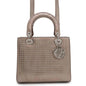 Christian Dior Metallic Pink Leather Handbag Shoulder Bag