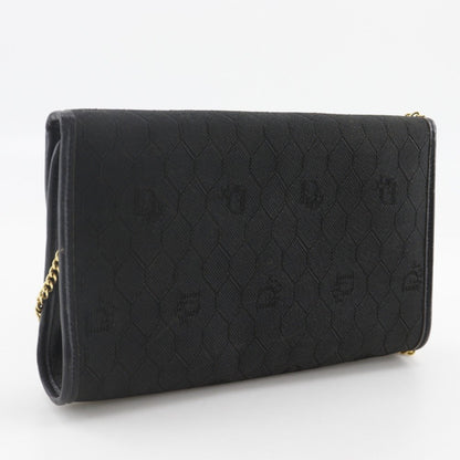 Christian Dior Black Nylon Canvas Shoulder Bag