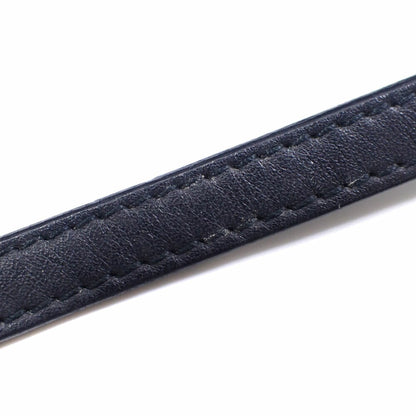 Christian Dior Black Canvas Leather Handbag Pouch
