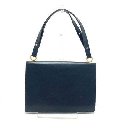 Christian Dior Trotter Navy Leather Handbag Shoulder Bag