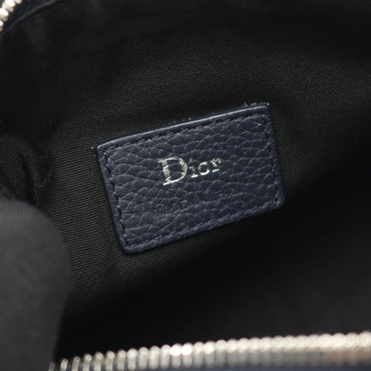 Christian Dior Navy Leather Shoulder Bag