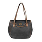 Christian Dior Brown Pvc Leather Shoulder Bag