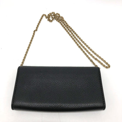 Christian Dior Black Leather Shoulder Bag Style 44