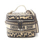 Christian Dior Beige Black Canvas Handbag