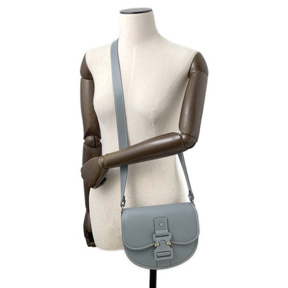 Christian Dior Gray Leather Shoulder Bag Style 2