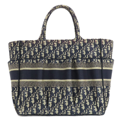 Christian Dior Navy Canvas Tote Bag Style 2