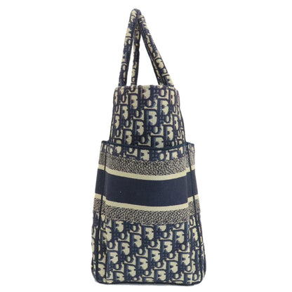 Christian Dior Navy Canvas Tote Bag Style 2