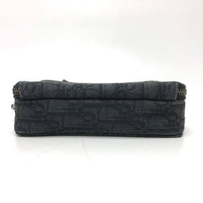 Christian Dior Navy Canvas Pouch Shoulder Bag