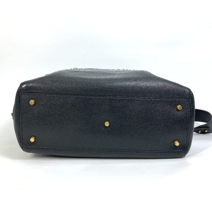 Christian Dior Black Leather Tote Bag Style 6