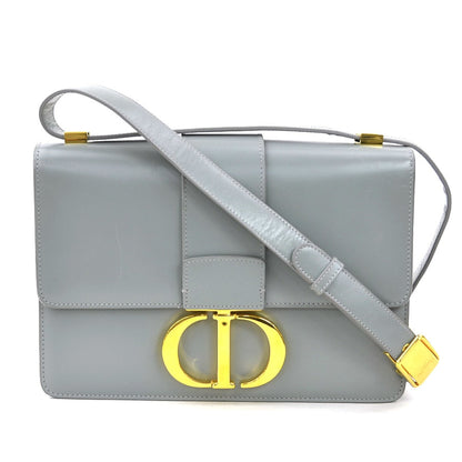 Christian Dior Gray Leather Shoulder Bag Style 6