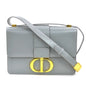 Christian Dior Gray Leather Shoulder Bag Style 6