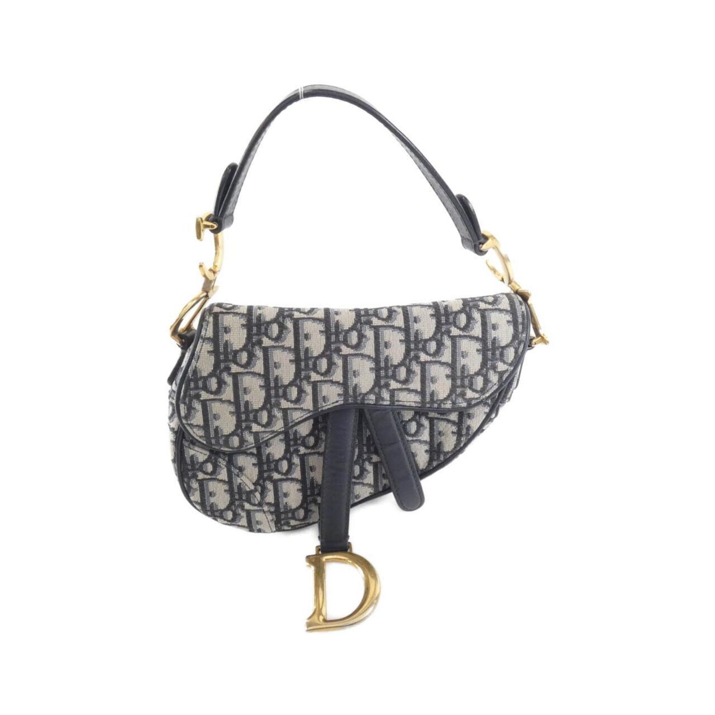 Christian Dior Blue Canvas Handbag