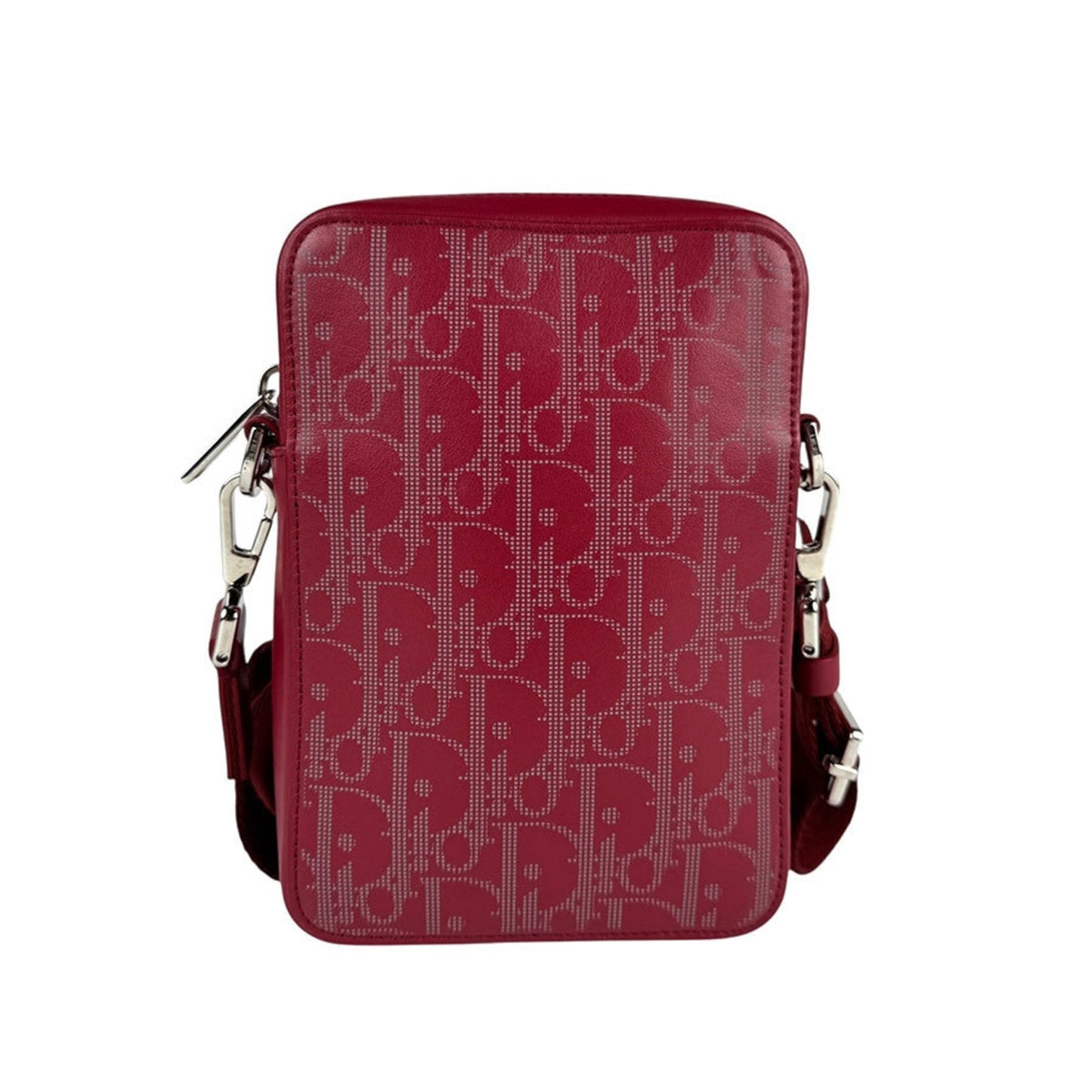 Christian Dior Red Color Leather Shoulder Bag Style 5