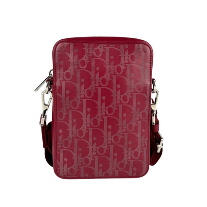 Christian Dior Red Color Leather Shoulder Bag Style 5