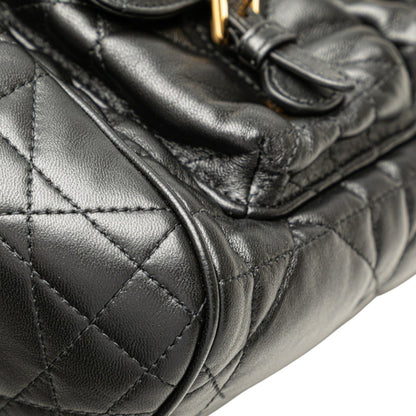 Christian Dior Black Leather Backpack Style 4