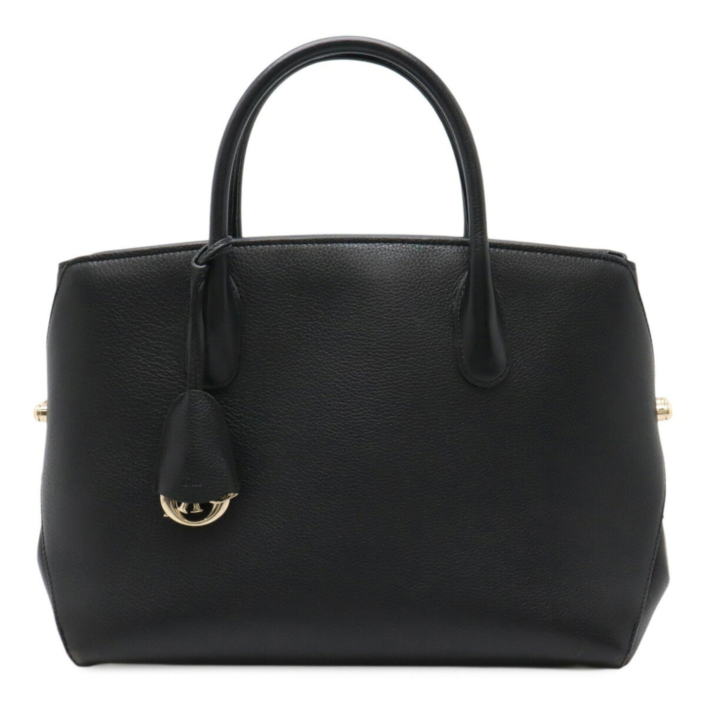Christian Dior Black Leather Handbag Tote Bag Style 7