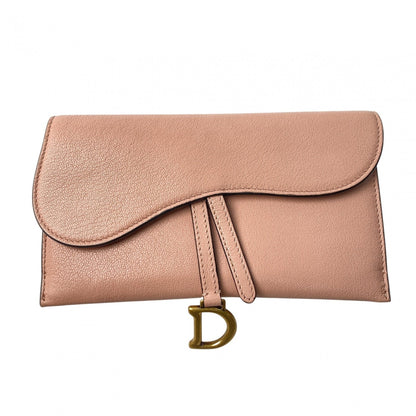 Christian Dior Pink Leather Shoulder Bag
