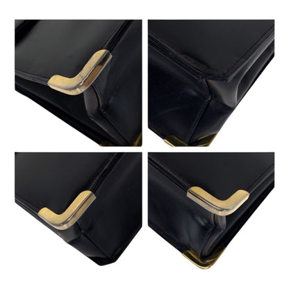 Christian Dior Black Leather Pochette Shoulder Bag Style 4