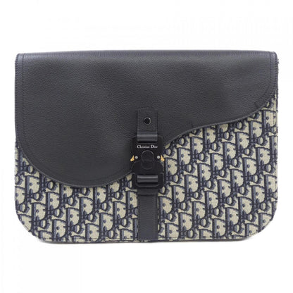 Christian Dior Beige Black Blue Handbag