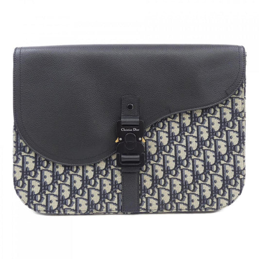 Christian Dior Beige Black Blue Handbag