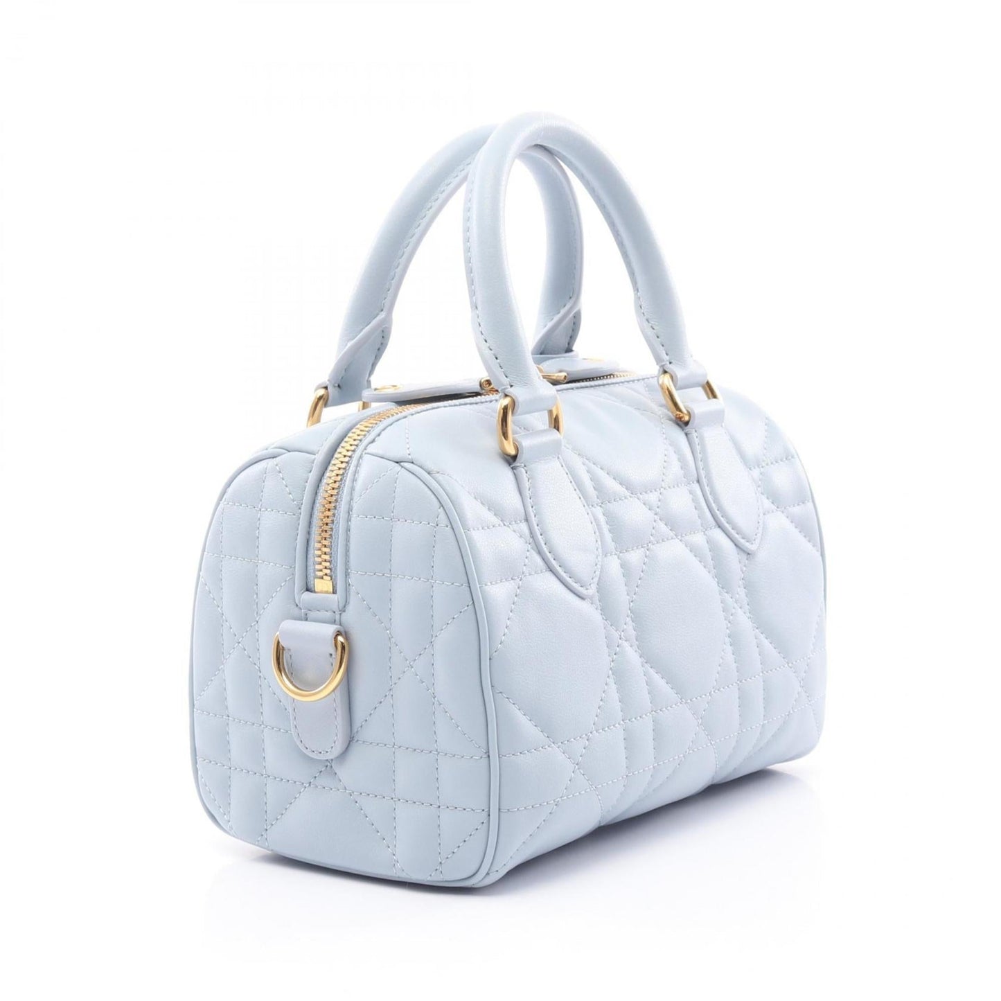 Christian Dior Blue Leather Handbag