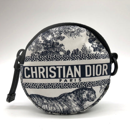 Christian Dior White Fabric Pouch