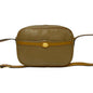 Christian Dior Beige Brown Leather Pochette Shoulder Bag
