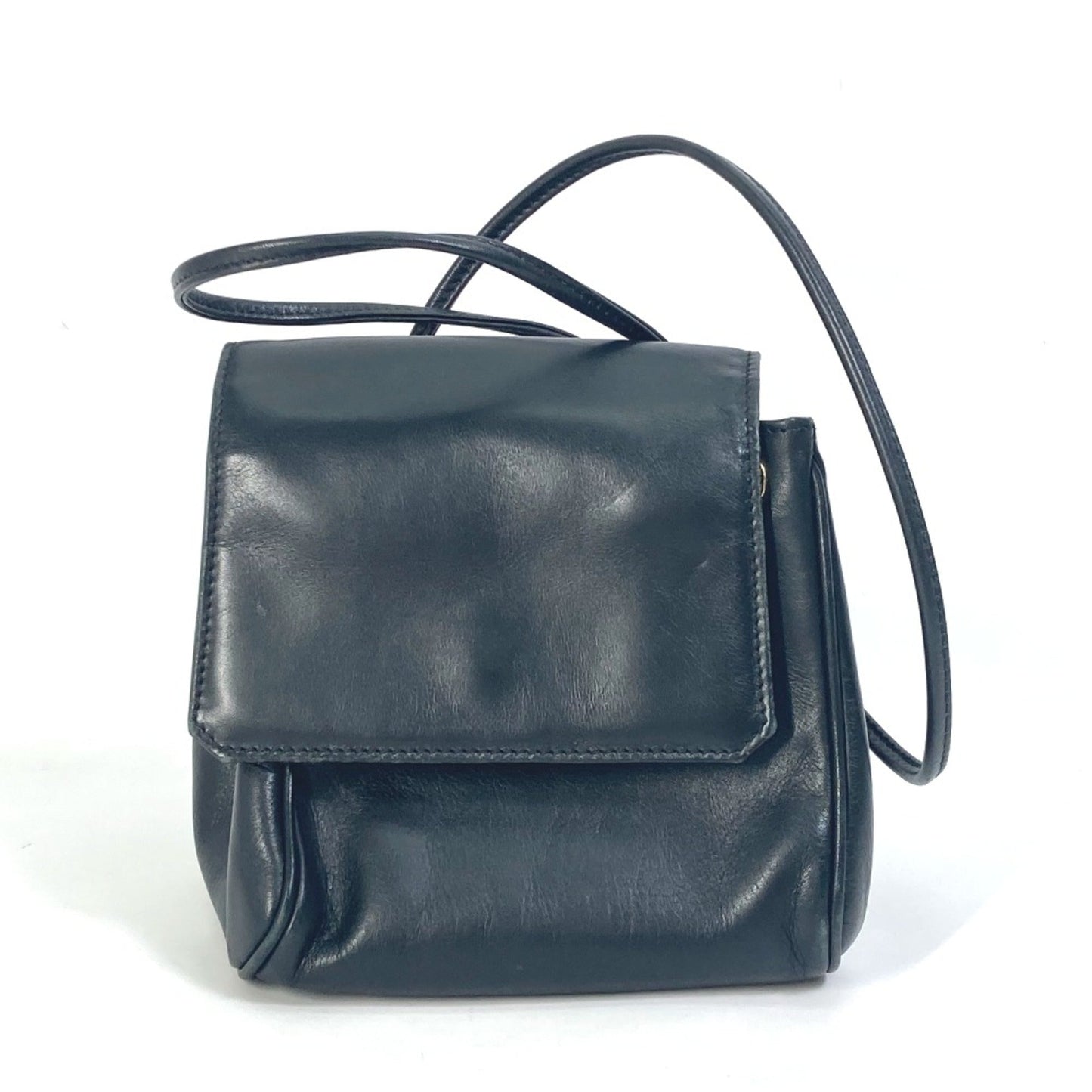 Christian Dior Black Leather Shoulder Bag Style 41