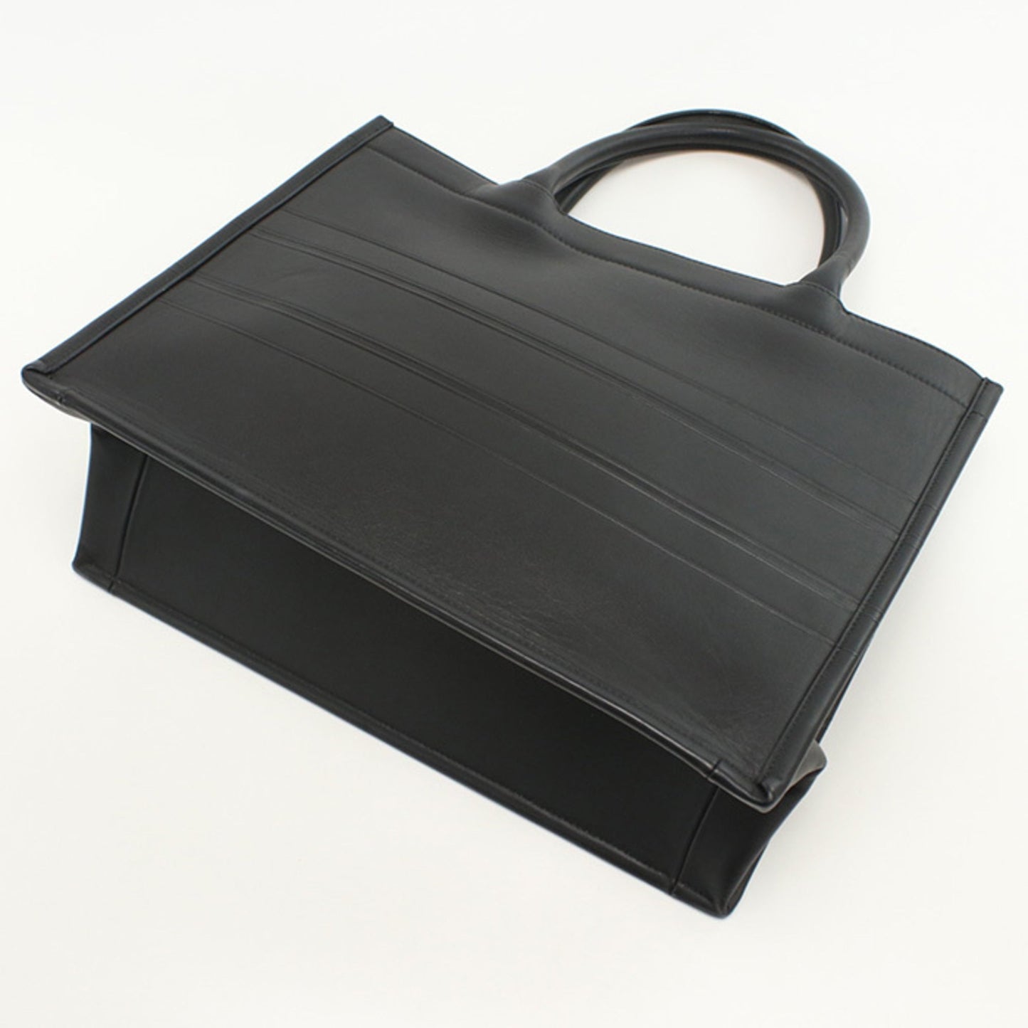 Christian Dior Black Leather Tote Bag Style 3