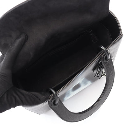 Christian Dior Black Leather Handbag Style 8