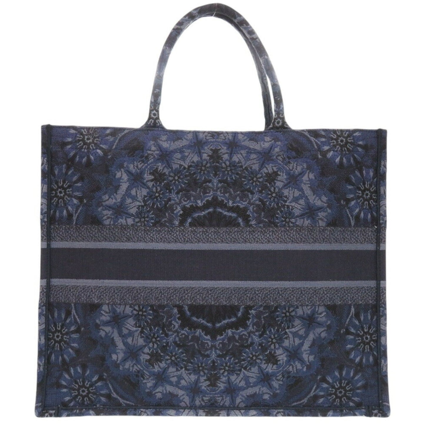 Christian Dior Navy Canvas Tote Bag Canvas